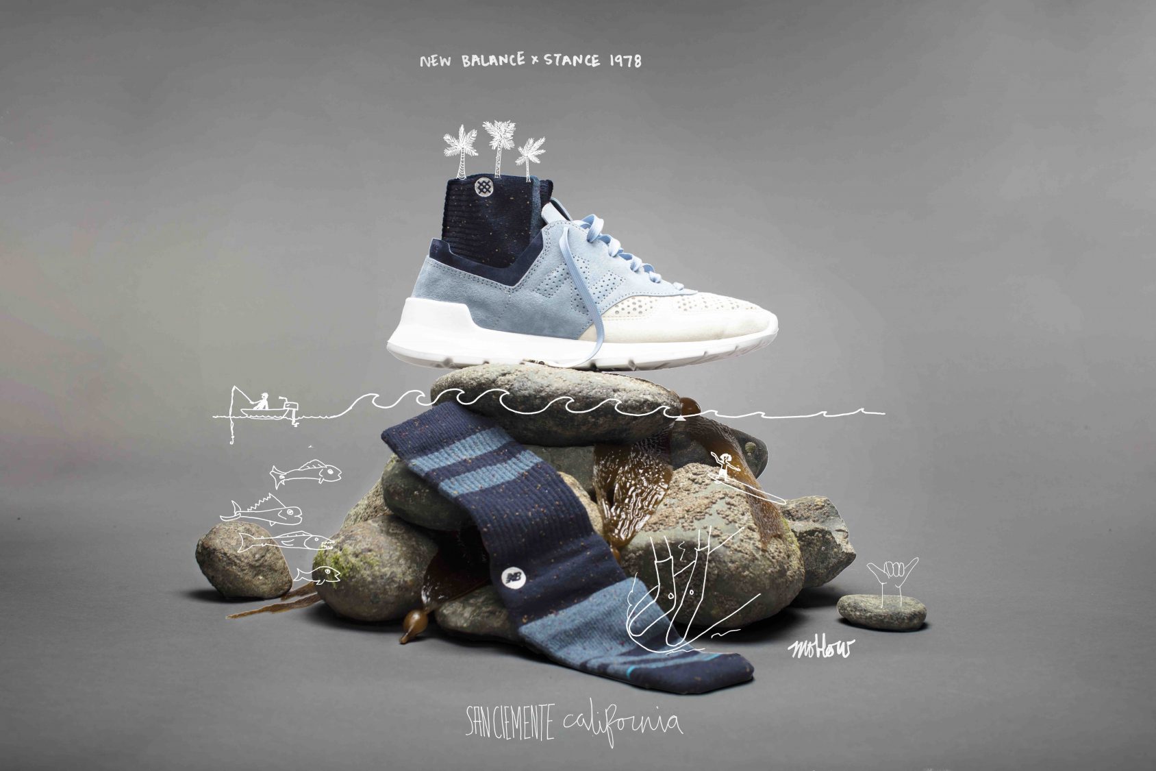 New Balance STANCE socks lappoms lifestyle blog collab capsule collection