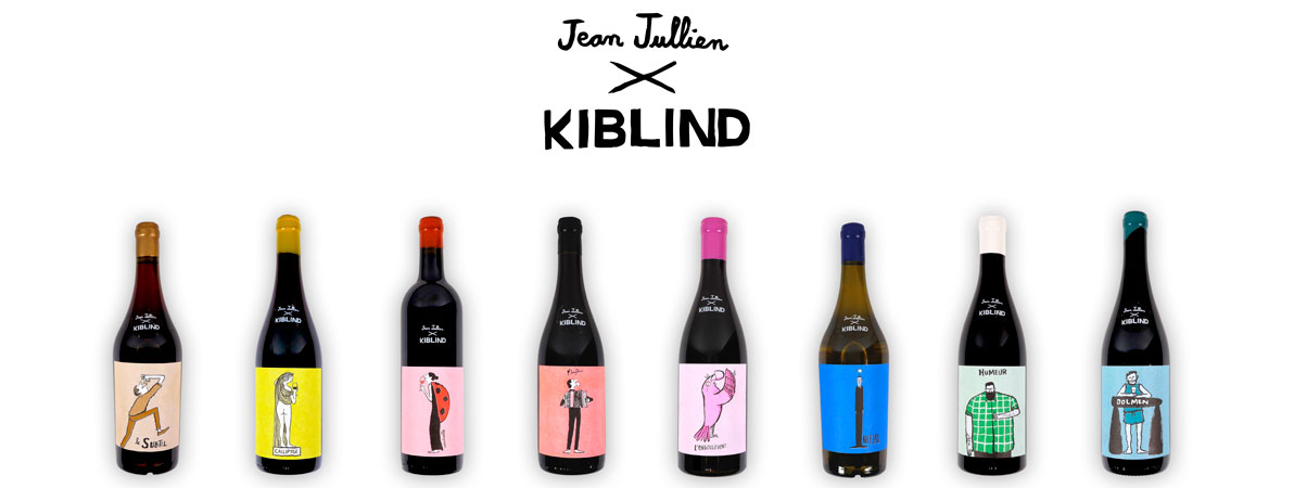 Panel © kiblind jean jullien collaboration edition limitee vins naturels lappoms lifestyle blog