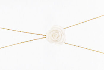 U072 Bijoux harnais rose blanche - 107€