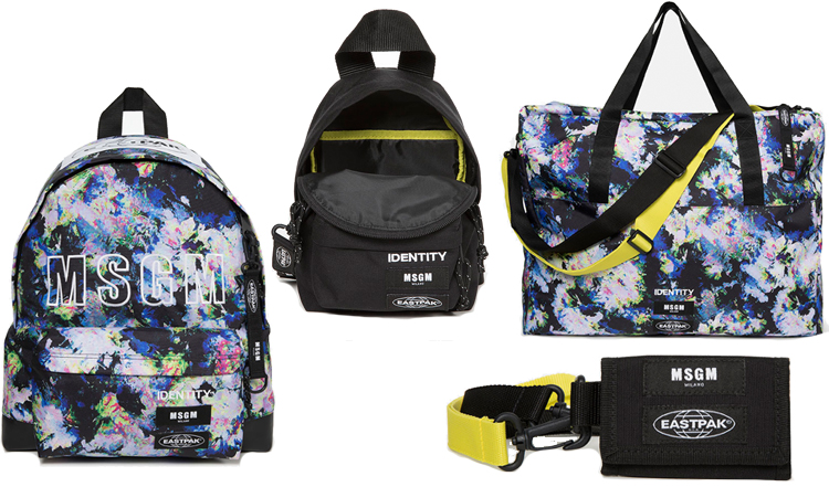 eastpak collection S/S 18 andy warhol camo sac a dos backpack faux fur lappoms lifestyle blog msgm