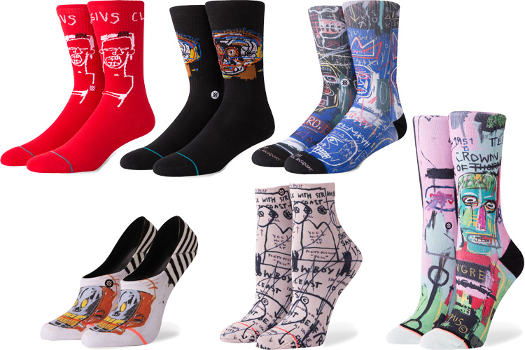 stance jean-michel basquiat socks lappoms lifestyle blog 