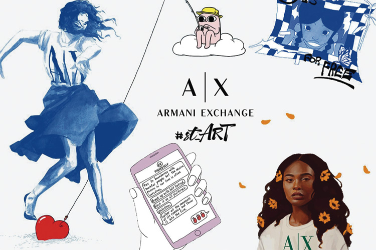 Armani Exchange #st_ART collection Lappoms Lifestyle Blog, BUNNY MICHAEL, Freddy Carrasco, Ketnipz, Jacob Rochester, Max Reed